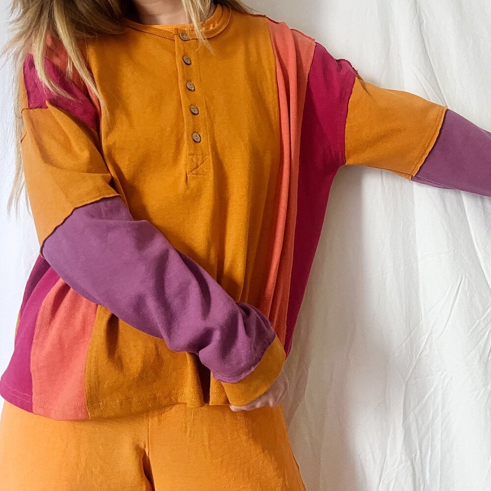 Bohemian Multicolor Cotton Top